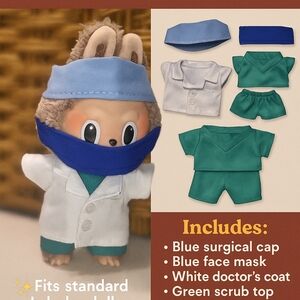 Labubu Doll Doctor Outfit